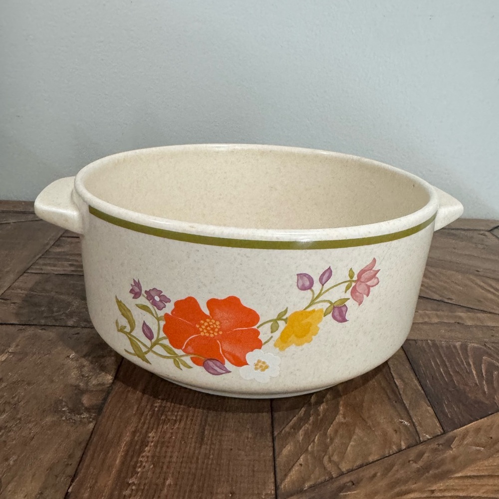 Lenox FIRE FLOWER Open Casserole Bowl TEMPERWARE